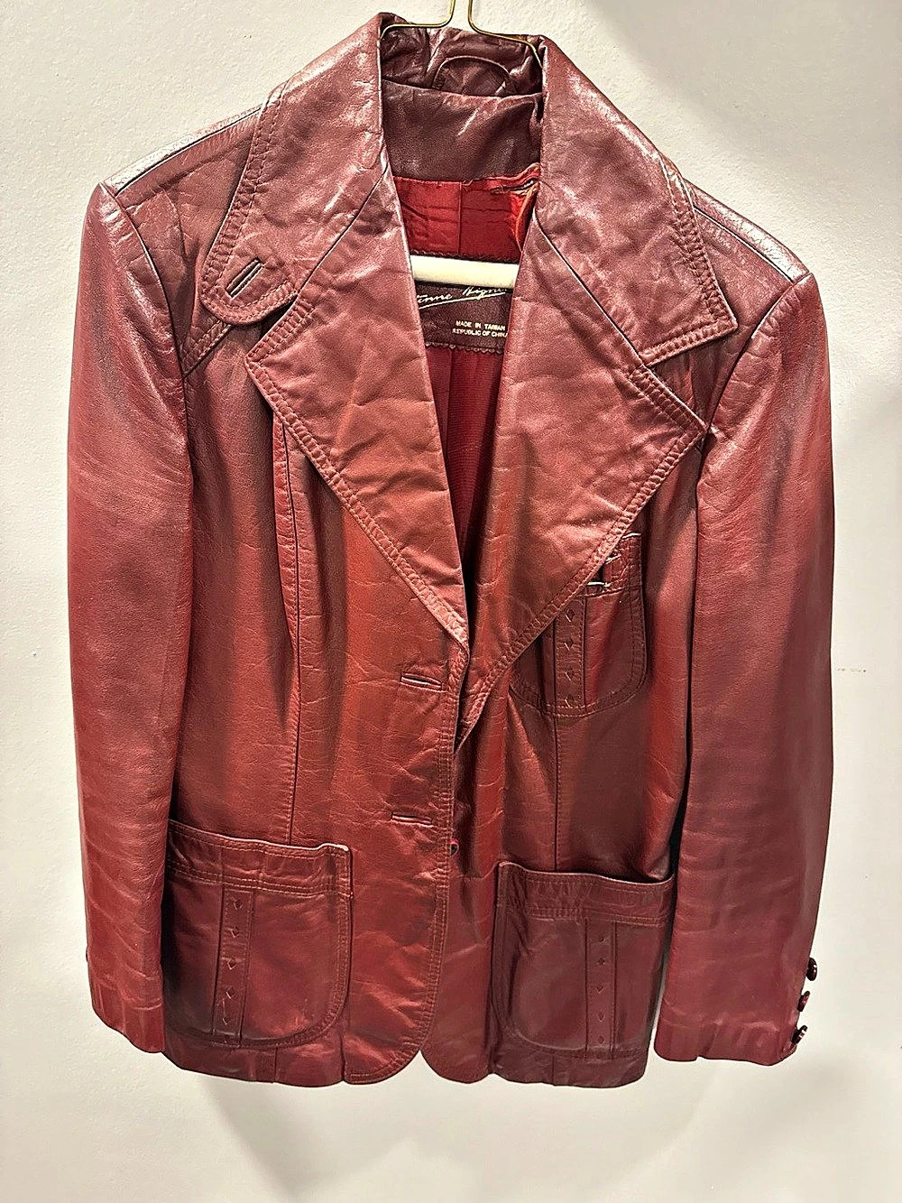 Vintage Etienne Aigner Leather Jacket